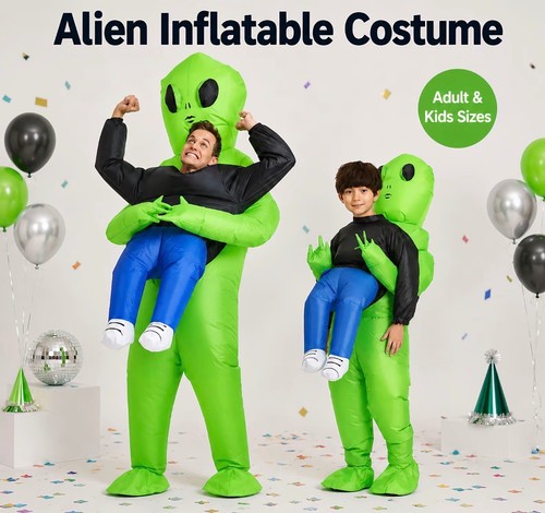 Kids alien inflatable - kids,
