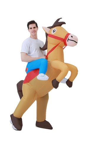 Inflatable horse costume adult - horse,