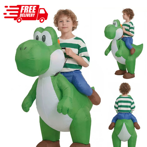 Green dinosaur inflatable - green,
