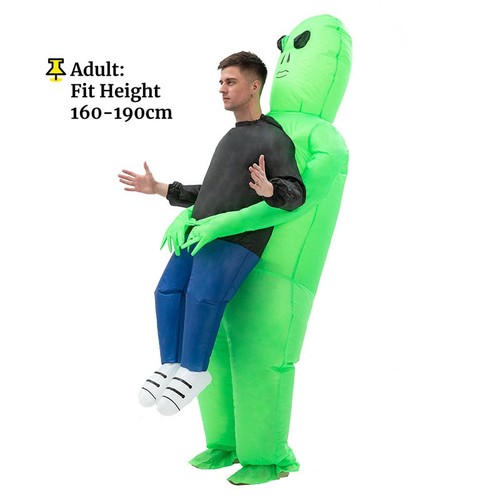 Inflatable alien costume - inflatable, adult