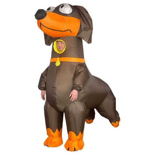 Sausage dog inflatable costume - inflatable,