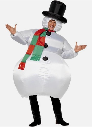 Inflatable snowman costume - snowman,