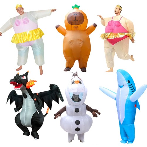Inflatable clown costume - clown, adult