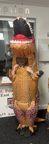 Inflatable rex dinosaur - t-rex,