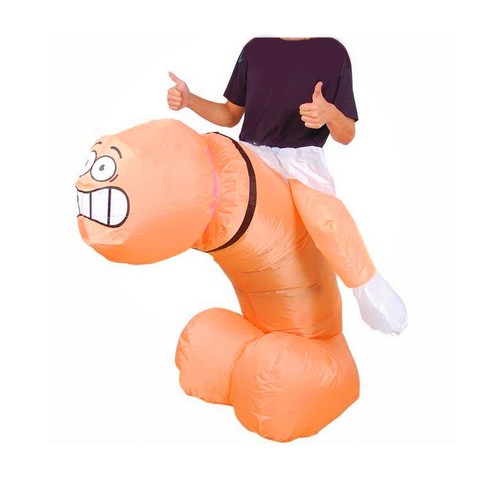 Adult inflatable ride willy - inflatable, on