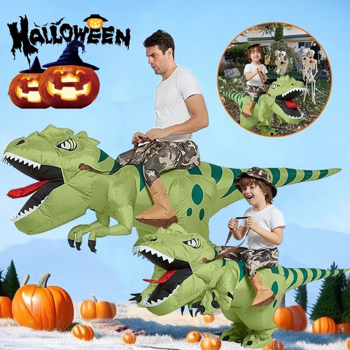 Inflatable dinosaur costume - dinosaur,