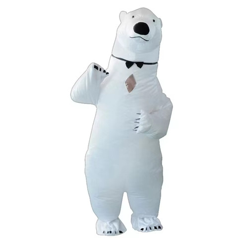 Adult inflatable polar bear - adult,