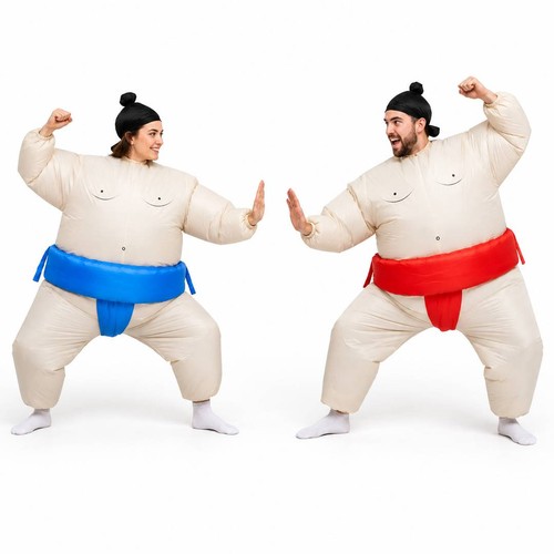 Funny inflatable sumo - funny, suit