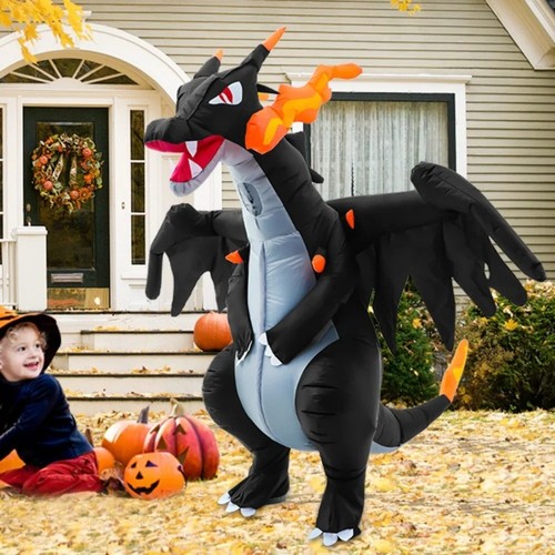 Adult inflatable dragon - inflatable,