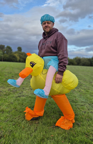Adult inflatable duck - adult,