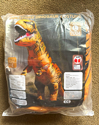 Inflatable rex dinosaur - t-rex,