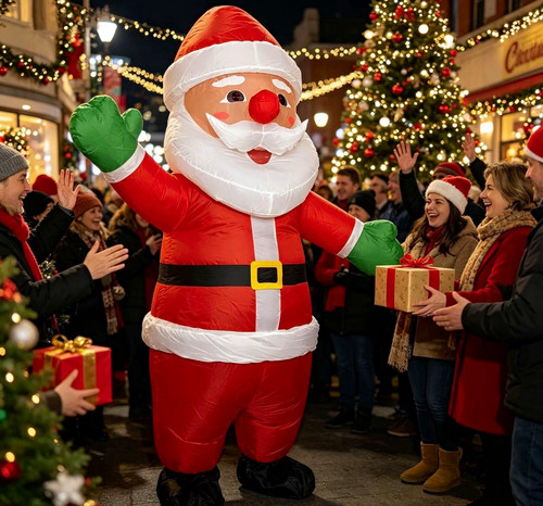 Inflatable santa claus - inflatable,