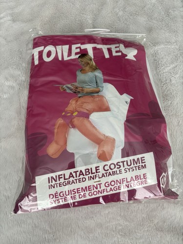 Inflatable toilet fancy dress - inflatable,