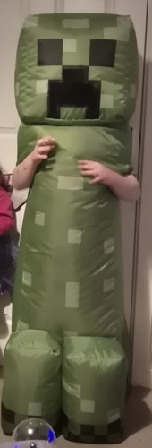 Minecraft creeper inflatable - minecraft,