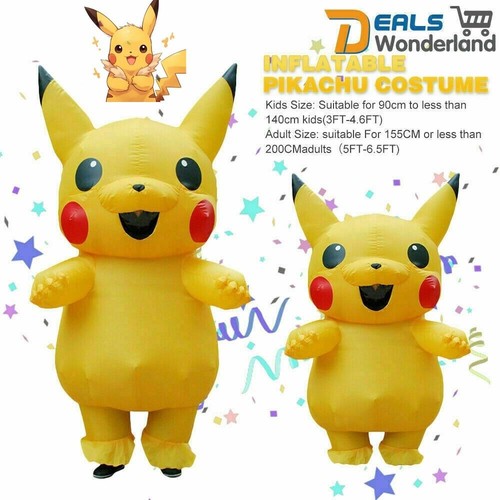 Adults kids inflatable pikachu - adults,