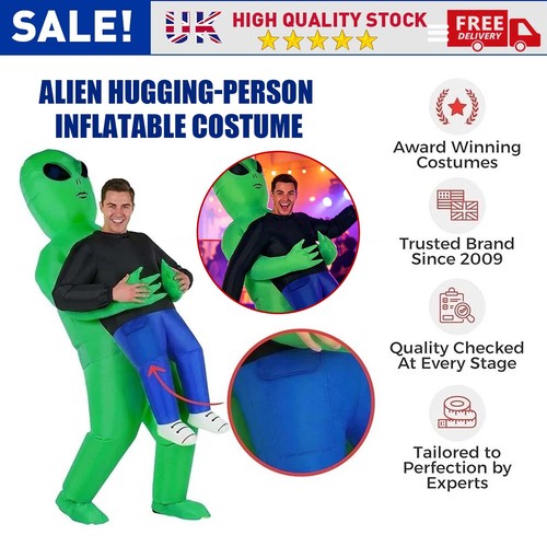 Green inflatable monster - green, kids