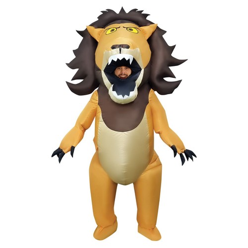 Giant big mouth lion - big,