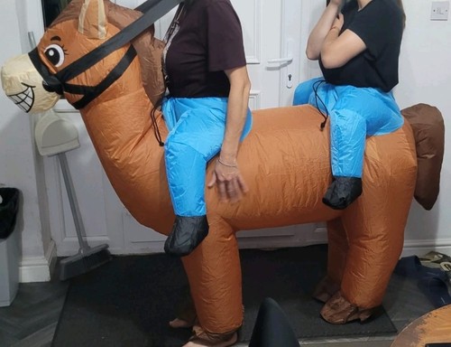 Inflatable double rider horse - double,