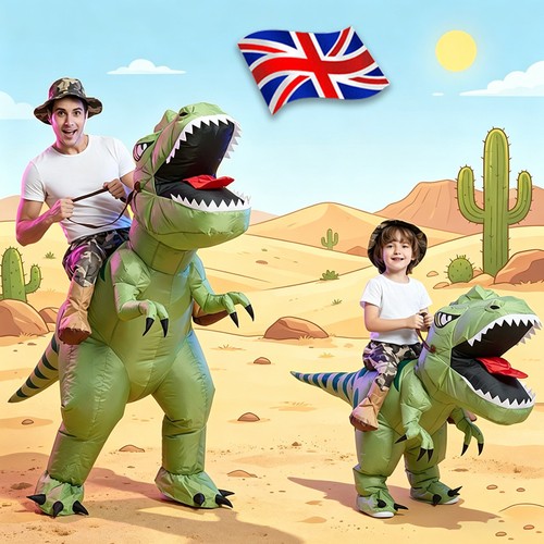 Rex inflatable costume - t-rex,
