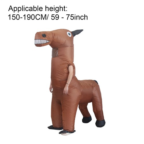 Inflatable horse costume adult - costume,